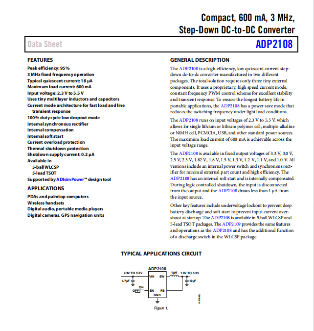 ADP2108AUJZ-1.2詳情1 ADP2108AUJZ-1.2詳情1