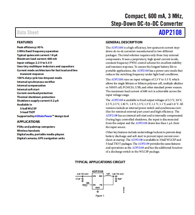 ADP2108AUJZ-1.5詳情1